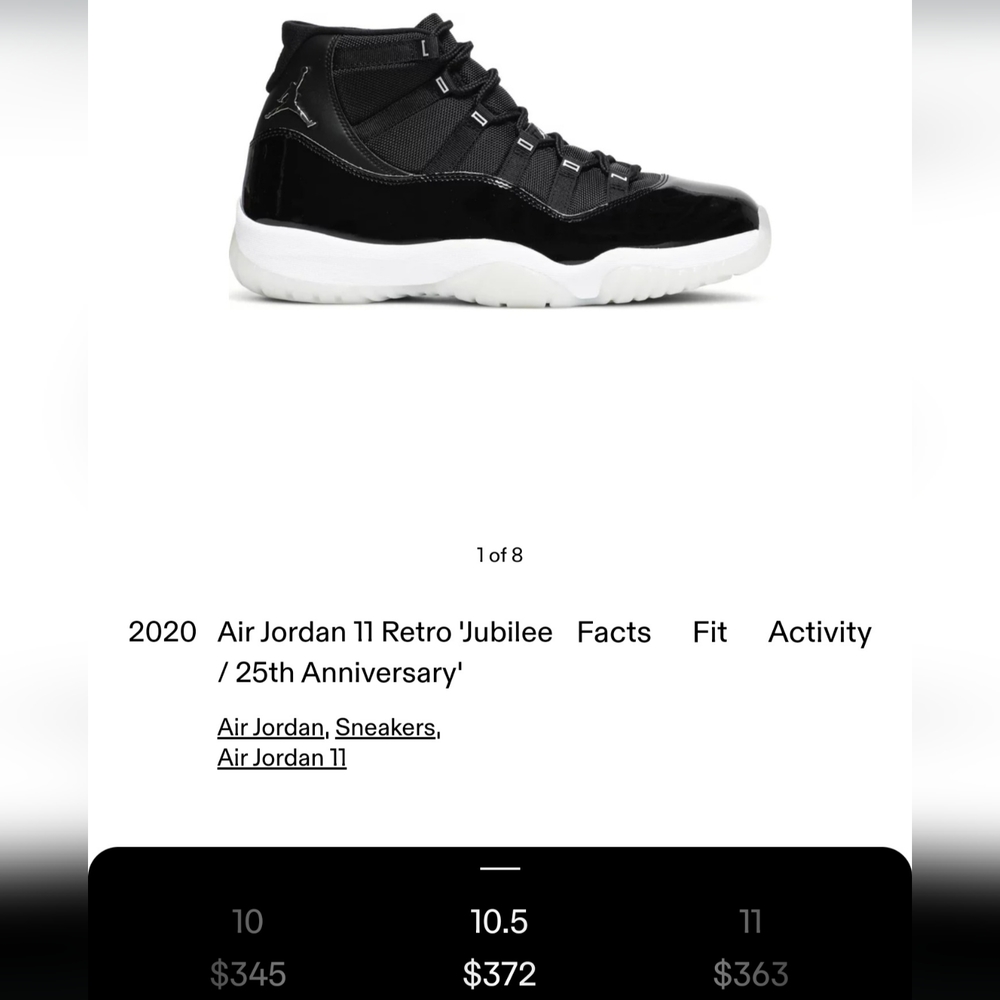 Brand new Air Jordan 11 Retro 25th anniversary Jubilee